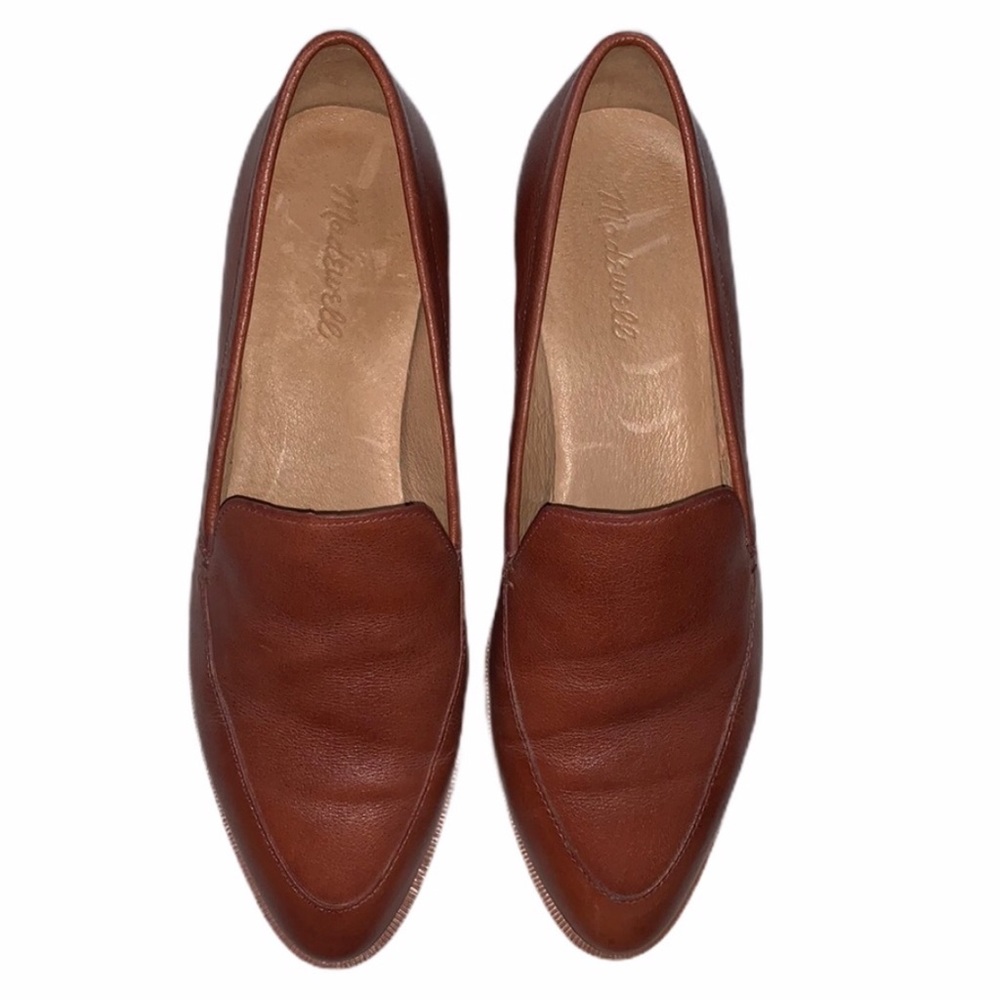 Madewell tan Frances leather loafer Oxfords shoes